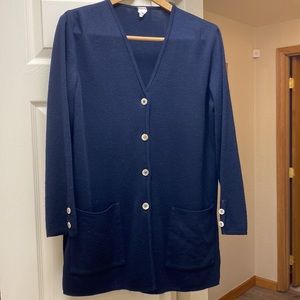 VINTAGE L cardigan MERINO wool long SWEATER